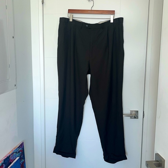 42x42 Men’s Vintage Ralph Lauren Pleated Trouser - Picture 3 of 7